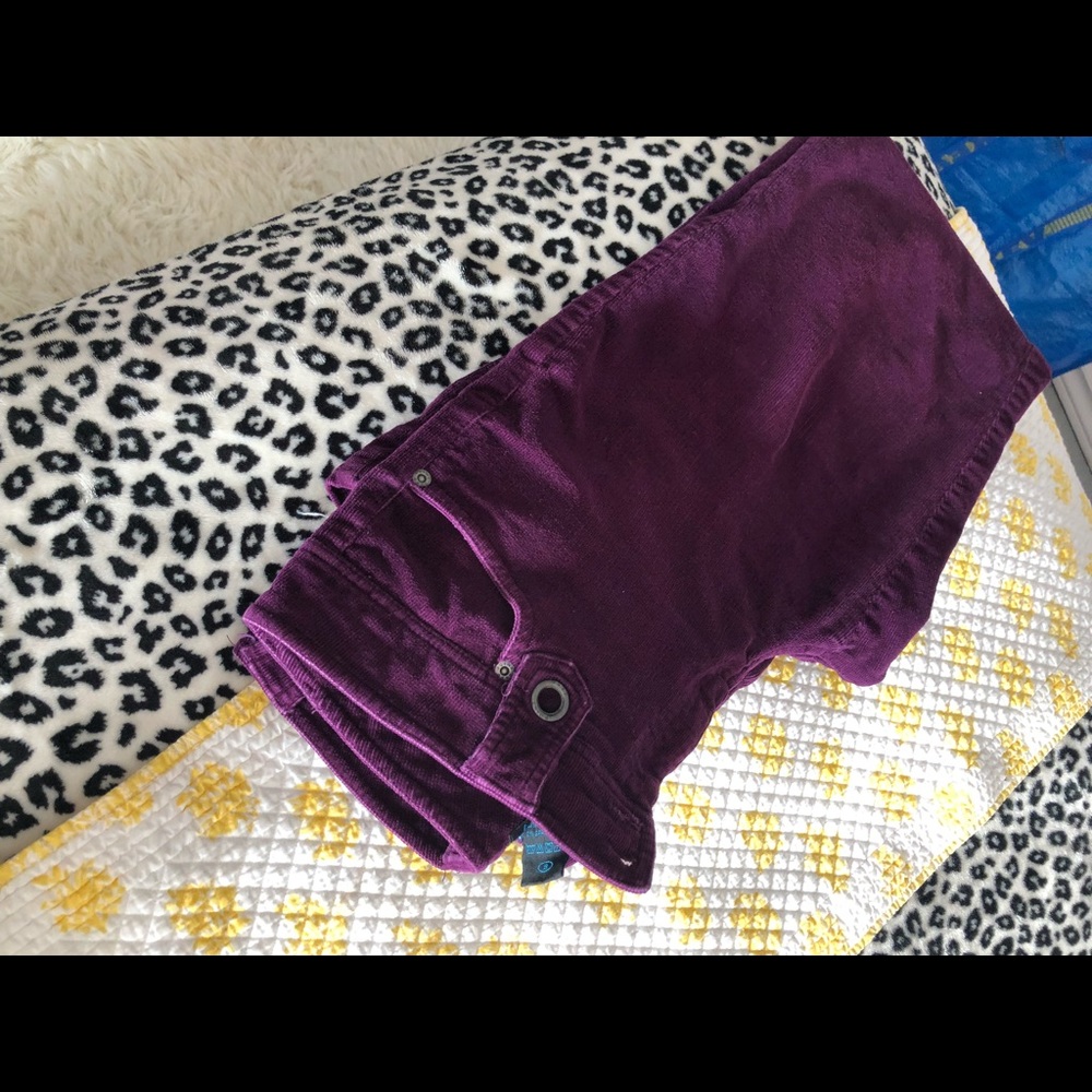 PURPLE CHORDAROY JEANS!